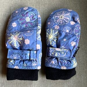 LL Bean Kids snow mittens | Large | Blue